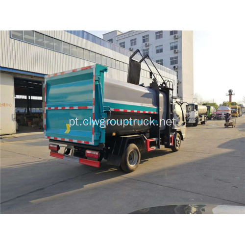 Caminhão de lixo comprimido de carregamento lateral 7-8CBM